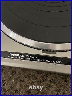 Technics Quartz SL-Q300 Automatic Direct Drive Turntable Record Player READ DESC