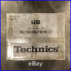 Technics SL-1200 LTD Turntable Audio Record Player Black Gold Never Used Rare