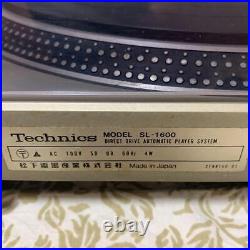 Technics SL-1600 UNTESTED -FOR PARTS ONLY analog record player direct drive