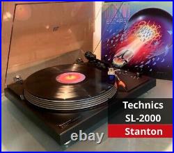 Technics SL-2000 Turntable Record Player Record Stanton Operation Confirmed USED