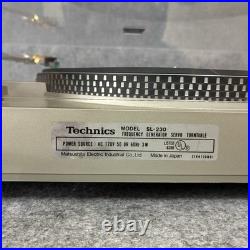 Technics SL-230 Turntable Record Player Tested Working With New Cart & Needle