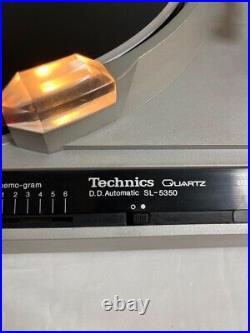 Technics SL-5350 Quartz Direct Drive Turntable Record Player Audio Stereo JPN