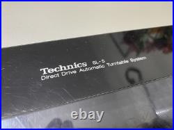 Technics SL-5 Direct Drive Automatic Turntable System Record Player Vintage