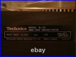 Technics SL-M1 turntable quartz direct drive record player ortofon omp 3e vtg