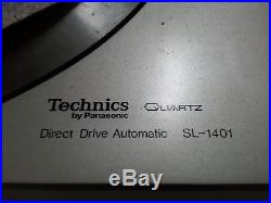 Technics Sl-1401 Direct Drive Turntable Record Player Original Box
