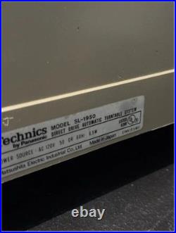 Technics by Panasonic SL-1950 Turntable Stereo Record Player TESTED & WORKING