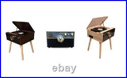 Techplay Record Player Stereo Built-in Speakers CD Bluetooth Cyclops Espresso Techplay Record Player Stereo Built-in Speakers CD Bluetooth Cyclops Espresso