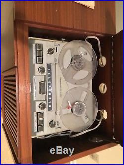 Telefunken 5328 Radio Record Player Stereo decoder cabinet Mid Century Modern fm