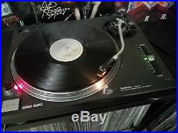 Tested WITH CASE Black Technics SL-1200MK2 DJ Turntable SL1200 Record Player LP