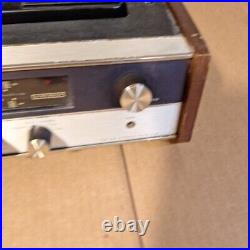 The Fisher 125 Am FM Receiver Turntable Phonograph Record Player Stereo