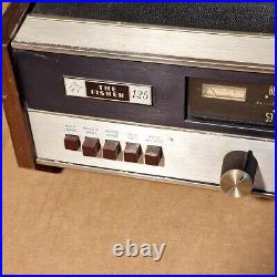 The Fisher 125 Am FM Receiver Turntable Phonograph Record Player Stereo
