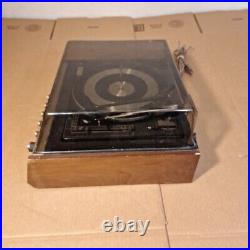 The Fisher 125 Am FM Receiver Turntable Phonograph Record Player Stereo