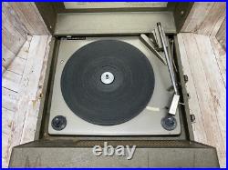 The Voice of Music Phonograph Portable Briefcase Record Player 275/AV TESTED