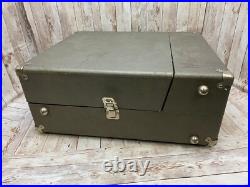 The Voice of Music Phonograph Portable Briefcase Record Player 275/AV TESTED