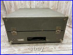 The Voice of Music Phonograph Portable Briefcase Record Player 275/AV TESTED