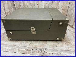 The Voice of Music Phonograph Portable Briefcase Record Player 275/AV TESTED