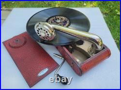 Thorens Excelda Pocket Portable Switzerland Swiss Made Record Player Phonograph
