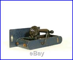 Thorens Excelda Portable Phonograph Antique Crank Wind Gramophone Record Player