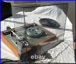 Thorens TD 145 Turntable Record Player withCover Audio Technica Cartridge Works