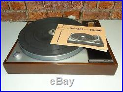 Thorens TD-150 Vintage Vinyl Turntable Record Player Deck (NO TONEARM)
