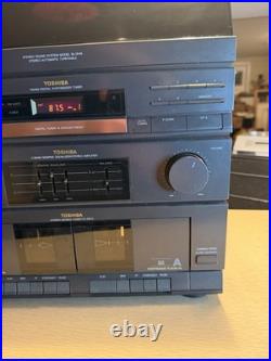Toshiba SL-3149 Hi-Fi Stereo System Record Player 2 Cassette Equalizer Tested