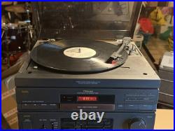 Toshiba SL-3149 Hi-Fi Stereo System Record Player 2 Cassette Equalizer Tested
