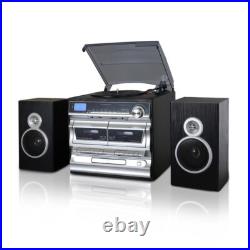 Trexonic 3-Speed Vinyl Turntable Home Stereo System