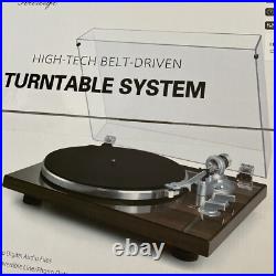 Turn-Table Record Player HQ-KZ006 High-Tech Belt-Driven Turntable System New