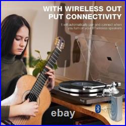 Turn-Table Record Player HQ-KZ006 High-Tech Belt-Driven Turntable System New