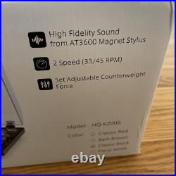 Turn-Table Record Player HQ-KZ006 High-Tech Belt-Driven Turntable System New