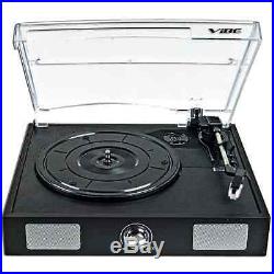 Turntable Portable USB Audio Record Player Music Vinyl MP3 Built-In Speakers