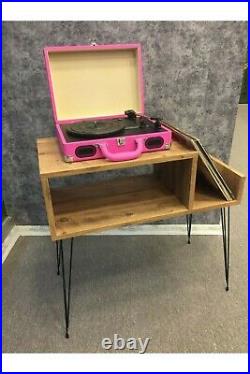Turntable Stand, Record Player Stand, Record Storage Cabinet, Vinyl Console