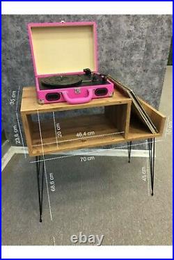 Turntable Stand, Record Player Stand, Record Storage Cabinet, Vinyl Console