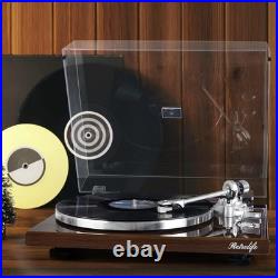 Turntables Belt-Drive Record Player with Wireless Output Bark Brown