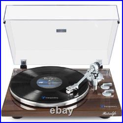Turntables Belt-Drive Record Player with Wireless Output Connectivity, Vinyl
