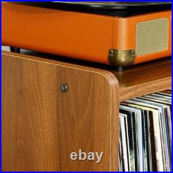 UODERS Record Player Table, Mid-Century Record Player Stand Vinyl Storage Hold