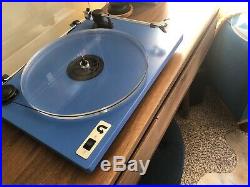 U-turn Orbit plus turntable record player Blue Ortofon OM5E Used Acrylic Platter