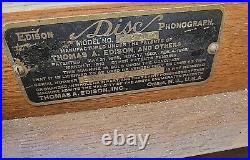 Ultra Rare Edison Victrola Phonograph Record Player Circa1911 Model 0200