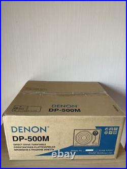 Unused DENON Turntable DP 500M Denon Record Player Denon
