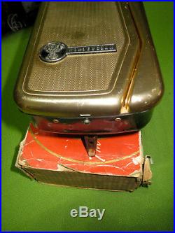 VINTAGE Emerson Baird Wondergram Pocket Phonograph Record Player 1960's WITH BOX