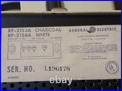 VINTAGE GENERAL ELECTRIC STEREOPHONIC TRIMLINE300 RECORD PLAYER WithCART WORKS