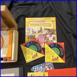 VTG 1979 Fisher Price Record Player Phonograph Turntable & RecordsNeeds Needle VTG 1979 Fisher Price Record Player Phonograph Turntable & RecordsNeeds Needle