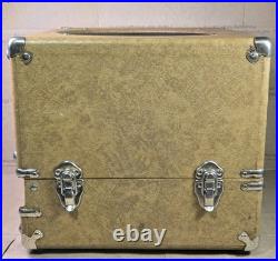 VTG Audiotronics 535V 33/45/78 RPM Portable Record Player withSpeaker WORKS GOOD