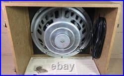 VTG Audiotronics 535V 33/45/78 RPM Portable Record Player withSpeaker WORKS GOOD