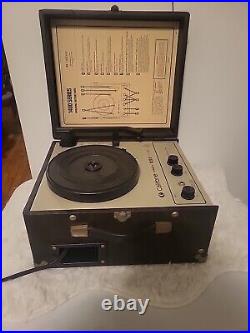 VTG Califone 1420K Record Player Case Travel Solid State Phonograph USA Made