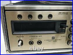 VTG Sanyo DTX 5489 Receiver Gerrard 6 300 Turntable Record Player 8-Track Tuner