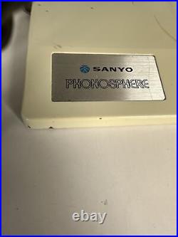 VTG Sanyo Phonosphere RPT-1200 Record Player & AM Radio space age for parts