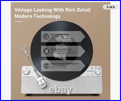 Vertical Automatic Record Player Bluetooth, Belt Drive Vinyl Turntable Bluetooth