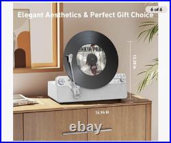 Vertical Automatic Record Player Bluetooth, Belt Drive Vinyl Turntable Bluetooth