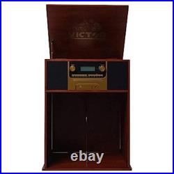 Victor Boyleston Turntable Music Center Mahogany Refurbished Grade Very Good